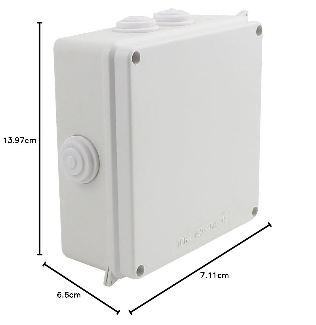 YXQ 150mmx150mmx70mm IP65 Waterproof Junction Box Electric Project Case Enclosure