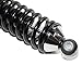 Rear Left & Right Street Rod Coil Over Shock w/350 Pound Black Coated Springs