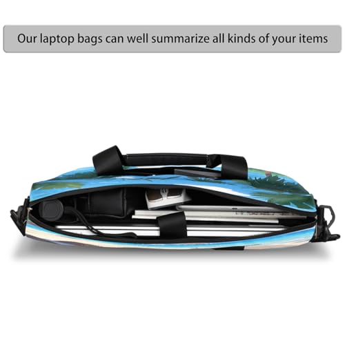 Bolsa para portátil con diseño tropical para laptops de 13 a 16 pulgadas miniatura 3