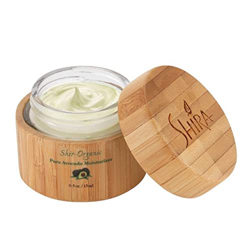 Shira Shir-Organic Avocado Moisturizer With Combination of Vitamins A B D and E For 24 hrs Hydrating And Nourished Skin 15 ml
