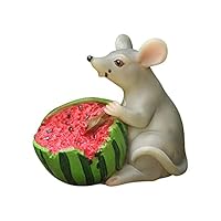 Amazon.co.jp: ガーデンオーナメント ねずみ ガーデニング 置物