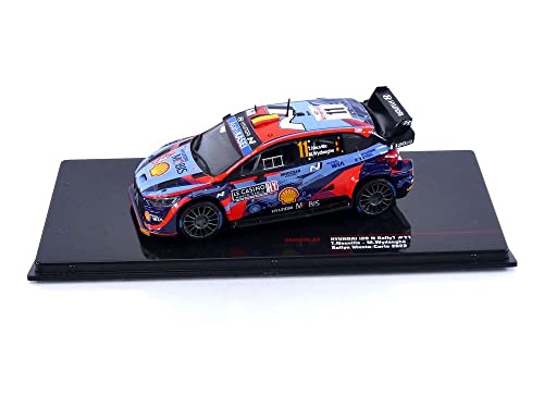 Ixo Model MODELLINO IN SCALA COMPATIBILE CON HYUNDAI i20 N WRC N.1 RALLY MONTE CARLO 2022 NEUVILLE/WYDAEGHE 1:43 RAM835