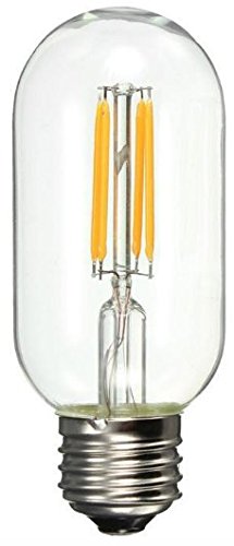 KLEDKLED LED Vintage Edison Bulb, Dimmable, T45 2W (20W Equivalent), LED Filament Bulb, 200 Lumen, 2700K (Warm White), Medium Base E26, CRI 85+, 110-120v, UL-Listed (1 Pack) (1.2)