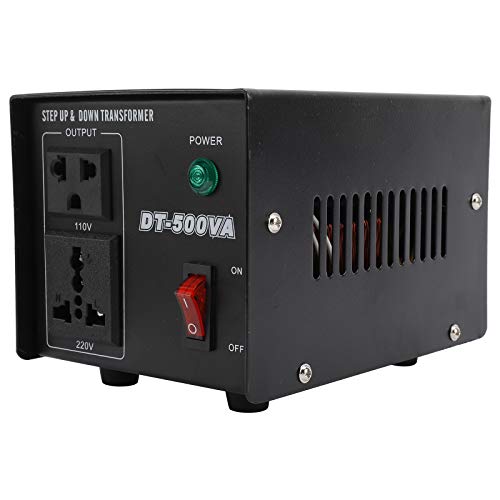 Patioer 500W Voltage Transformer Power Converter (220V to 110V, 110V to 220V) Step Up/Down Converter 110/120 Volt - 220/240 Volt