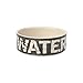 PetRageous 2-Cup Water Vintage Pet Bowl, 5-Inch, Black/Natural