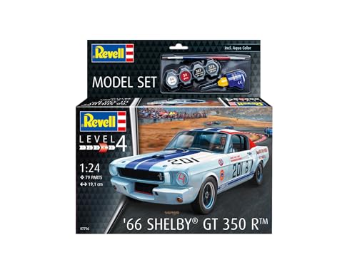 Modelo a escala 1:24 Shelby GT 350 R 1965 Revell miniatura 2