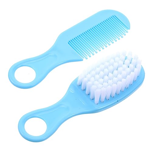 ifundom Hair Brush Comb Set Newborn Grooming Tool Static- Promote Blood Circulation Safe for Sensitive Skin