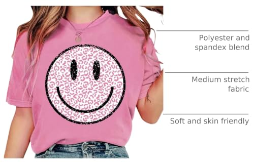 Image of SHENHE Girl's Summer Hawaiian Shirt Aloha Tropical Graphic Cute Crewneck Short Sleeve T Shirts Teen