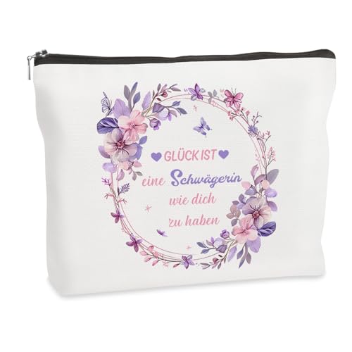 WRNZL Schwägerin Geschenk Schwägerin Weihnachten Muttertagsgeschenk Geburtstagsgeschenk Ostergeschenke Valentinstag Frauentag Dankeschön Geschenke Neujahrsgeschenke Kosmetiktasche