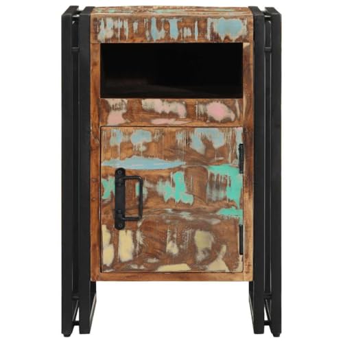 Petite table de chevet rustique pour chambre à coucher chaleureuse