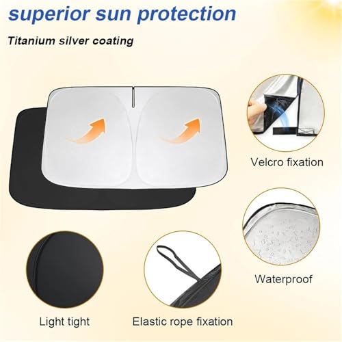 Pare-soleil de pare-brise de voiture Kia Sorento anti-chaleur - 5