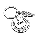 Mom Memorial Keychain Gift for Loss of Mother Bereavement Condolence Sympathy Gift for Daughter Son...