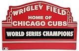 CUBS 2016 WORLD SERIES CHAMPIONS WRIGLEY MARQUEE PLASTIC SIGN