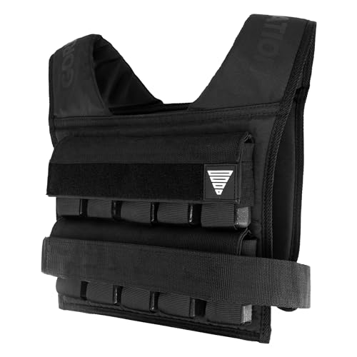 GORNATION Gewichtsweste 10/20kg, Kompakte & verstellbare Gewichte für...