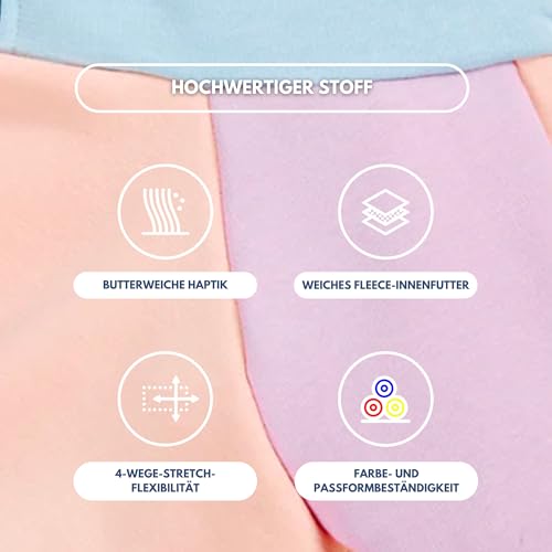 Spark Paws Human Hoodie - Premium Qualität, Butterweich, Überlegener Komfort und Passform, Beruhigendes Fleece-Innenfutter, Geeignet für alle Stile - Cotton Candy - M