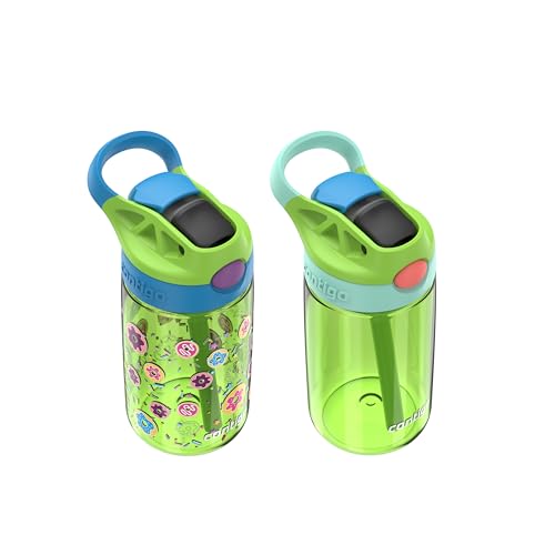 Image of Contigo Kids Water Bottle with Redesigned AUTOSPOUT Straw, 14 oz