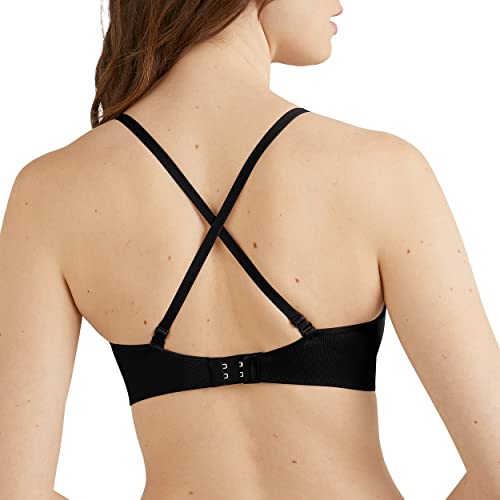 Maidenform Women's M Rib Seamless Bralette, Soft Wireless Pullover Bra, Convertible Straps4