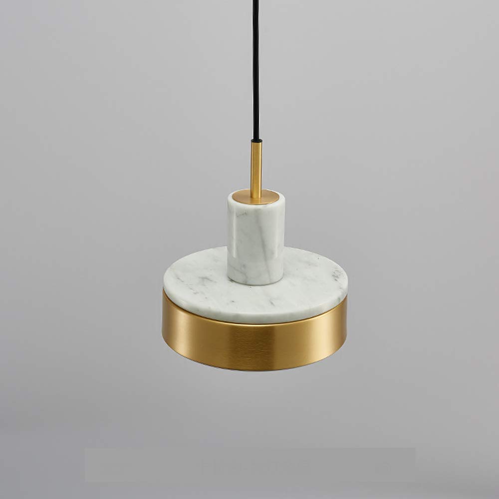 Lámpara Colgante Led Mármol Nórdico 12W Luces Colgantes Techo Interior