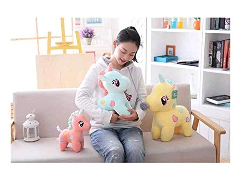 Image of Blue Unicorn 25cm - Soft Toys Plush Stuffed Toy for Kids & Girlfriend, Soft Toy for Kids - Birthday Gift for Girls, Plush Toy Big Cuddly Hugging Bear, Gifts for Valentine's Day