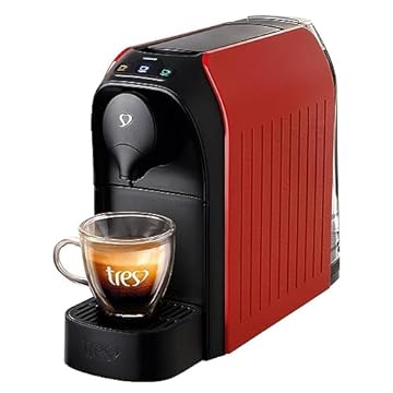Cafeteira Espresso Três, Passione, Vermelha, 127V, 3 Corações