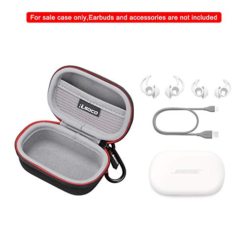 Image of RLSOCO Carrying Case for Bose QuietComfort (2020 Model) / Sport Wireless Noise Cancelling Earbuds - Black (Case Only)