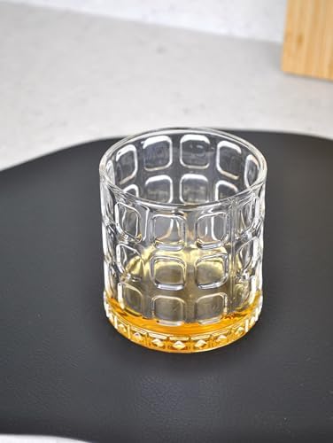 2'li Cam Şeffaf Viski Bardağı Kokteyl Bardak-400 Ml - Görsel 2