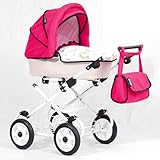 Zekiwa Wannen-Puppenwagen Looky, Dessin Beige