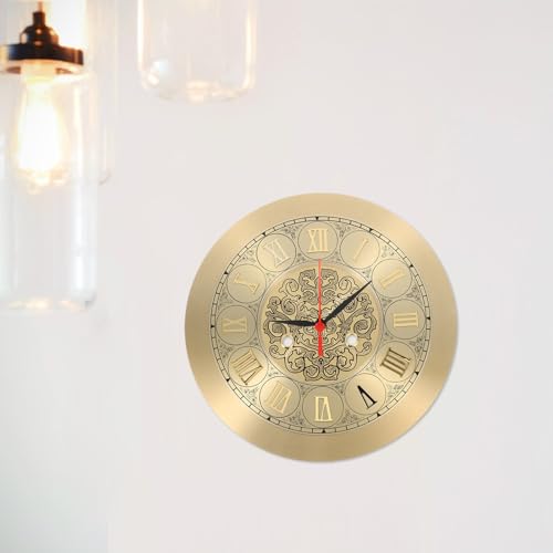 Esfera de reloj vintage dorada de metal para reparar y diseñar relojes 8
