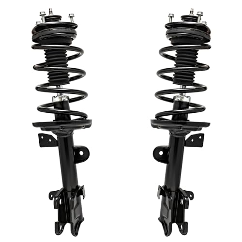 Image of Detroit Axle - 8pc Struts Shocks Kit for 2009-2015 Honda Pilot, 2 Front Struts with Coil Spring Assembly 2 Rear Shock Absorbers 4 Front Rear Sway Bars 2010 2011 2012 2013 2014 Replacement Suspension