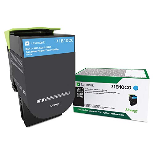 Lexmark 71B10C0 cyan cartouche de toner originale pour imprimante laser de bureau