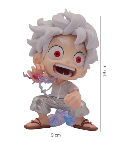 Image of Daiyamondo Premium Anime Action Figure- Unlease The Power of Highly Detailed Collectible with Dynamic Pose (Small White Luffy)