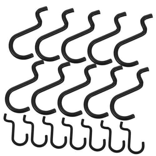 PRETYZOOM 24pcs Garage Wall Hooks Heavy Duty Pegboard Hangers Hooks for Tool Organization Wall Hanging Hole Board Accessories