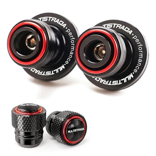 M8 に適合するムルティストラーダ 950 950S 1200 1260 エンデューロ V4 V4S スポーツ V2 V2S バイク用 スイングアームスプール スライダースタンド タイヤバルブキャップ