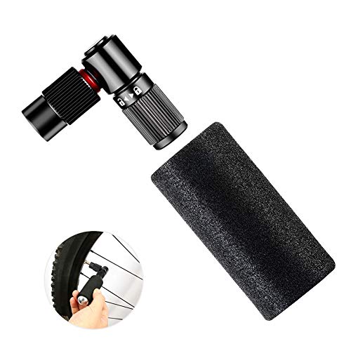 Allnice CO2 Bike Tire Inflator, Compact Bicycle Pump Bike Tire Pump CO2 Inflator with Insulated Foam Sleeve, Compatible with Presta & Schrader Valve, CO2 Cartridge Not Include