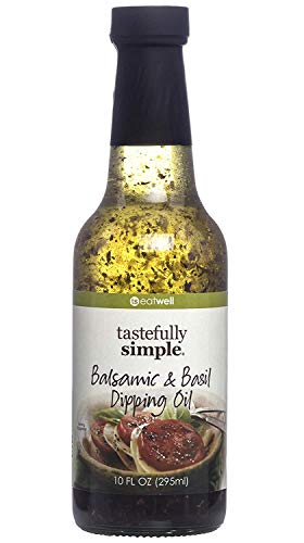 Tastefully simple balsamic and basil dipping oil, 10 fl…
