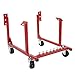 1000lbs Auto Engine Cradle Stand with Dolly Wheels Compatible with Chevrolet Chevy V8 Small Block and Big Block (Red)