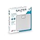 Salter 433 SVDR - Bilancia meccanica da bagno, tappetino antiscivolo, quadrante girevole di facile lettura, spaziosa, ampia superficie piedi, capacità max 120 kg, no batterie, color argento