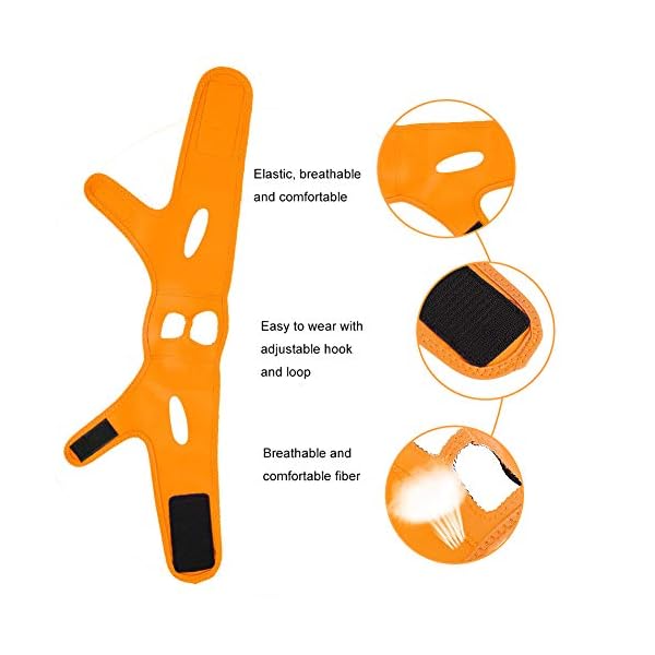 Face-Slimming-Mask-Face-Lifting-Slimming-Belt-Slim-Lift-Tighten-Skin-Bandage-Double-Chin-Slimming-Belt-for-Compact-Facial-SkinOrange Double Chin Reducer, Face Slimming Mask Face Lifting Belt Slim Tighten Skin Bandage Double Chin Slimming Belt for Compact Facial Skin(Orange)