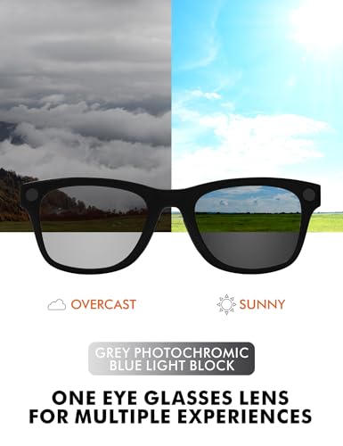Image of PRO+ Polycarbonate Replacement Lenses Compatible with Ray-Ban Meta Wayfarer RW4006 & Gen 2 RW4012 50mm Sunglasses