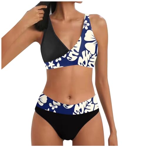 Conjuntos de Bikinis para Mujer 2024 Sexy Verano Conjunto Traje de Baño Push Up Bohemio Bañadores Reductores Ajustable Dos Piezas Ropa de Baño Bra Playa Bikini Vikinis