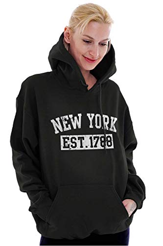 Classic Teaze Vintage New York Distressed Athletic Hoodie Sweatshirt Women Men - Image 4
