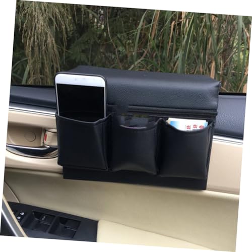 Accessoires noir rangement accoudoir de fenêtre auto polyuréthane - 7