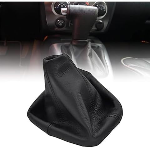 FZJDSD Black Car Gear Shift Knob Boot Cover Compatible with Hummer H3 2005 2006 2007 2008 2009 2010 2011 Cover