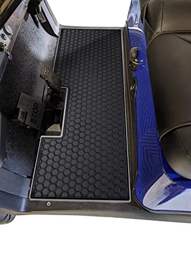 Matericuo Golf Cart Floor Liner Mat Custom Fit for 2 and 2+2 Club Car Models Precedent 2004-UP/Onward & Tempo (2017-UP)/Villager & V4L (2019-UP/Bintelli - Only Meet 6 ASTM Standards Grey
