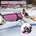 Mitili Warme Hundemantel Wasserdicht mit Geschirr, Reflektierend Hundejacke Winter für Kleine und Mittlere Hunde, Winddichte Hunde Wintermantel, Outdoor Hundeweste (Rosa, M)