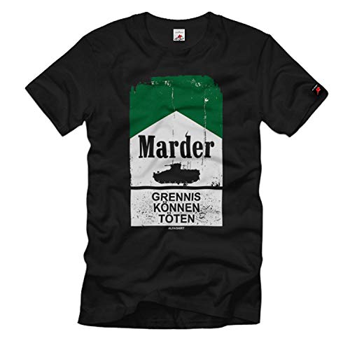 T-shirt Panzergrenadier Grennis kann tuten Noir Grande Taille 5XL Référence 36748