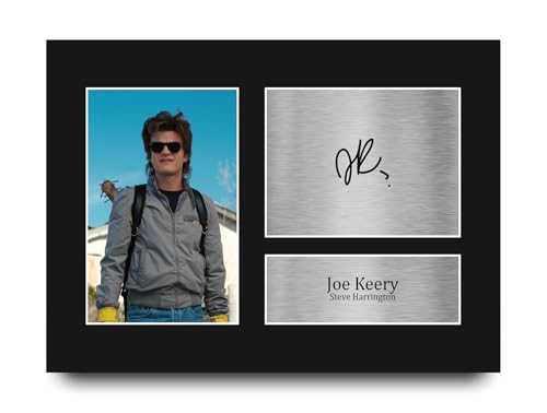 HWC Trading Joe Keery Strange Hawkins Thing Steve Harrinton Gifts Printed Signed Autograph Picture for TV Show Fans - A4