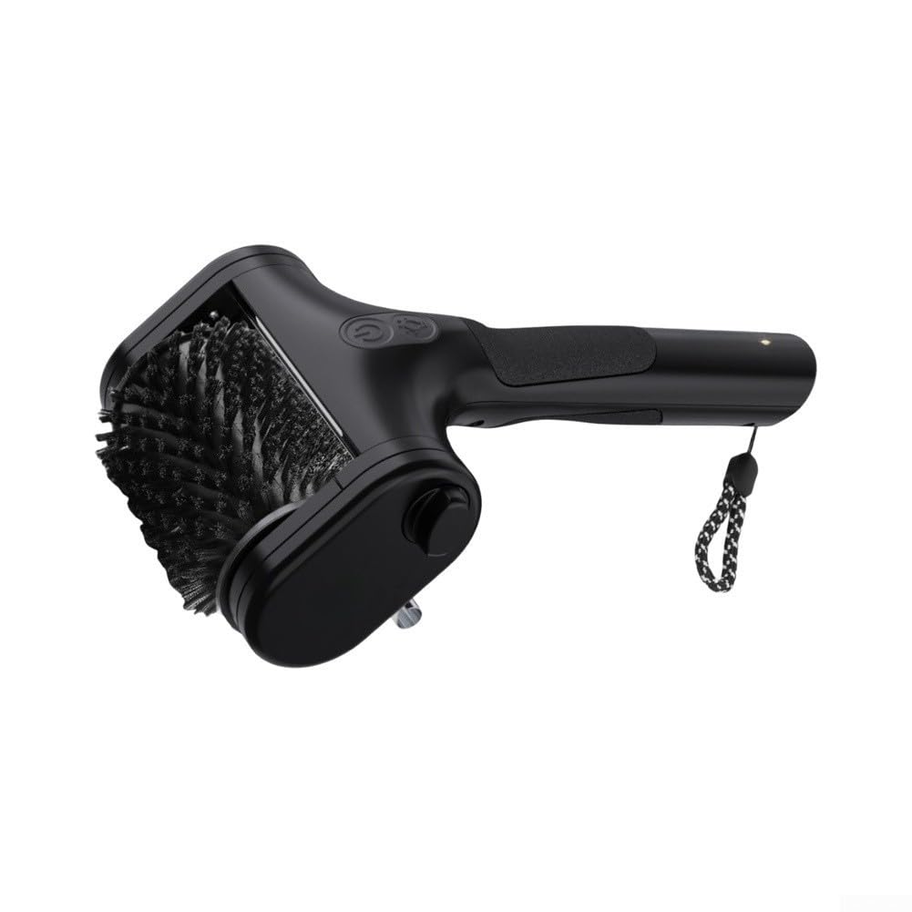 Grattoir rotatif électrique en acier inoxydable pour barbecue (tête unique)