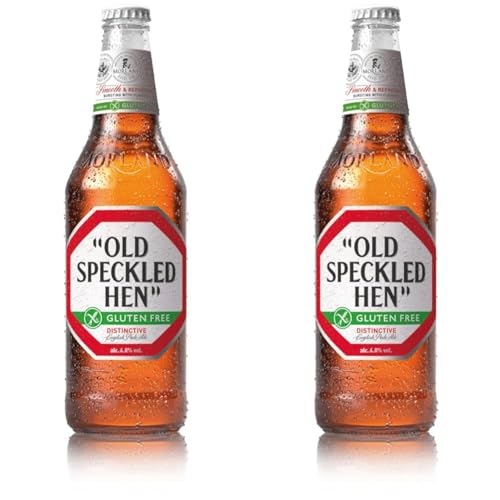Old Speckled Hen Gluten Free Pale Ale Bottled Beer, Case of 8 x 500ml Gluten Free beer bottles (Pack of 2)