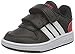 adidas Hoops 2.0 Cmf I, Scarpe da Ginnastica Unisex-Bambini, Core Black/Ftwr White/Vivid Red, 22 EU